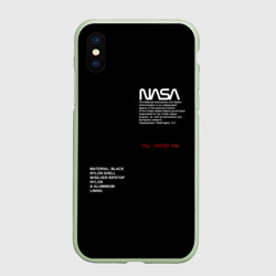 Чехол для iPhone XS Max матовый NASA