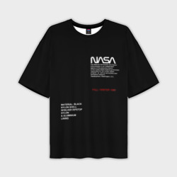 Мужская футболка oversize 3D NASA