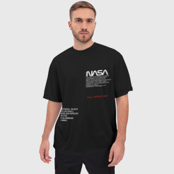 Мужская футболка oversize 3D NASA - фото 2