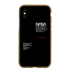 Чехол для iPhone XS Max матовый NASA