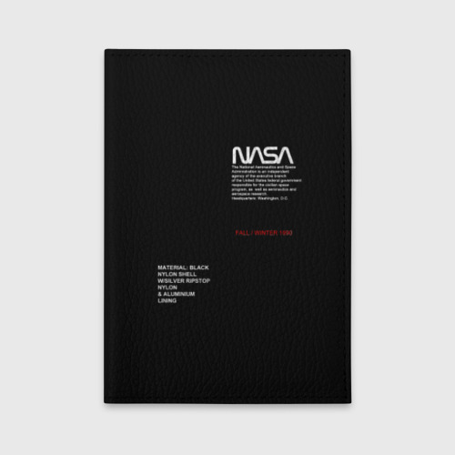 Обложка для автодокументов NASA, цвет черный