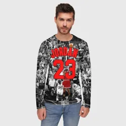 Мужской лонгслив 3D Michael Jordan - фото 2