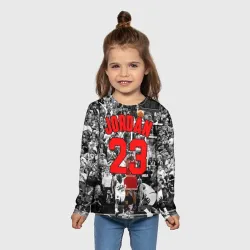 Детский лонгслив 3D Michael Jordan - фото 2