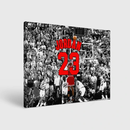 Холст прямоугольный Michael Jordan