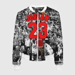 Женский бомбер 3D Michael Jordan