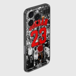 Чехол для iPhone 16 Pro силиконовый с защитой камеры Michael Jordan - фото 2