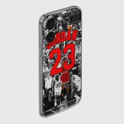 Чехол для iPhone 16 силиконовый с защитой камеры Michael Jordan - фото 2