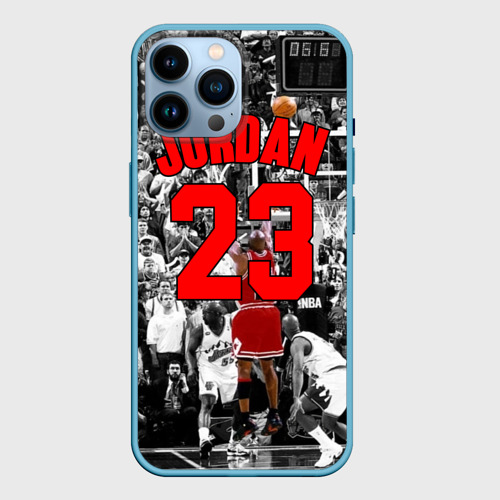 Чехол для iPhone 14 Pro Max с принтом Michael Jordan, вид спереди #2