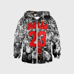 Детская ветровка 3D Michael Jordan