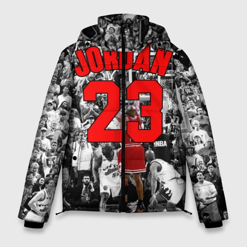 Мужская зимняя куртка 3D Michael Jordan