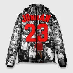 Мужская зимняя куртка 3D Michael Jordan