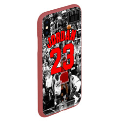 Чехол для iPhone XS Max матовый Michael Jordan - фото 2