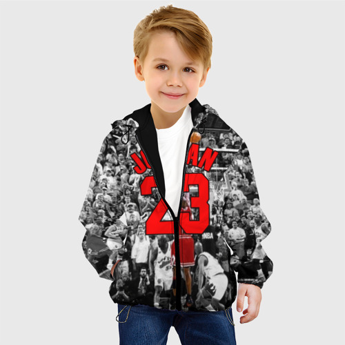 Детская куртка 3D MICHAEL JORDAN | 23 | МАЙКЛ ДЖОРДАН, цвет черный - фото 3