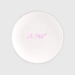 Тарелка LIL Peep на спине Лил Пип