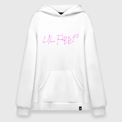 Худи SuperOversize хлопок LIL Peep на спине Лил Пип