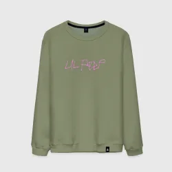 Мужской свитшот хлопок LIL Peep на спине Лил Пип