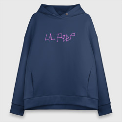 Женское худи Oversize хлопок LIL Peep на спине Лил Пип