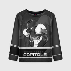 Детский лонгслив 3D Washington Capitals