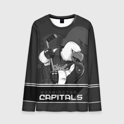 Мужской лонгслив 3D Washington Capitals