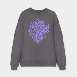Мужской свитшот oversize без начеса хлопок Deep Purple