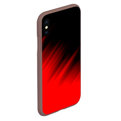 Чехол для iPhone XS Max матовый Полосы и ничего лишнего - фото 2