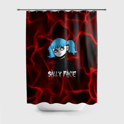 Штора 3D для ванной SALLY FACE