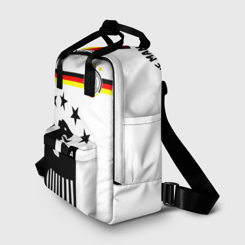 Женский рюкзак 3D с принтом Сборная Германии, фото на моделе #1