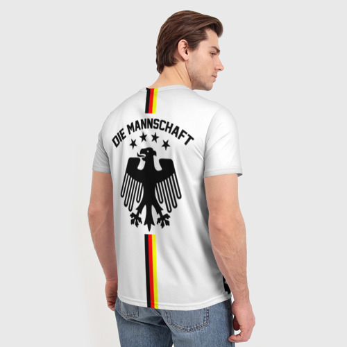 Мужская футболка 3D Сборная Германии, цвет 3D печать - фото 4