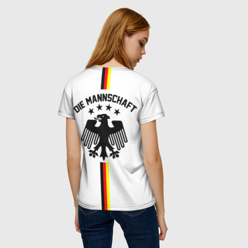 Женская футболка 3D Сборная Германии, цвет 3D печать - фото 4