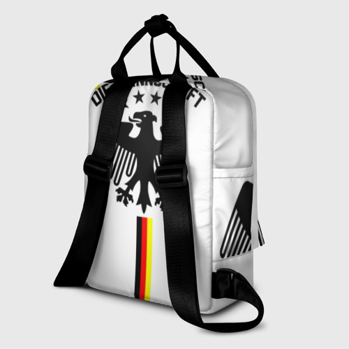 Женский рюкзак 3D с принтом Сборная Германии, вид сзади #1