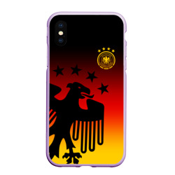 Чехол для iPhone XS Max матовый Сборная Германии