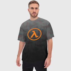 Мужская футболка oversize 3D Half-life - фото 2