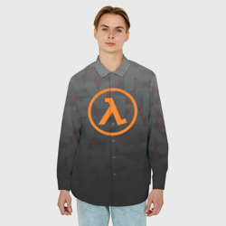 Мужская рубашка oversize 3D Half-life - фото 2