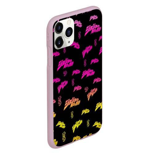 Чехол для iPhone 11 Pro матовый JoJo Bizarre Adventure, цвет розовый - фото 3