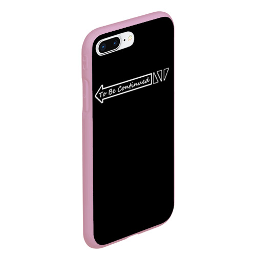 Чехол для iPhone 7Plus/8 Plus матовый To Be Continued, цвет розовый - фото 3