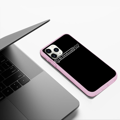 Чехол для iPhone 11 Pro Max матовый To Be Continued, цвет розовый - фото 5