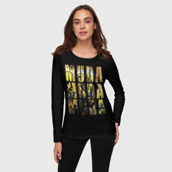 Женский лонгслив 3D Приключения ДжоДжо - фото 2