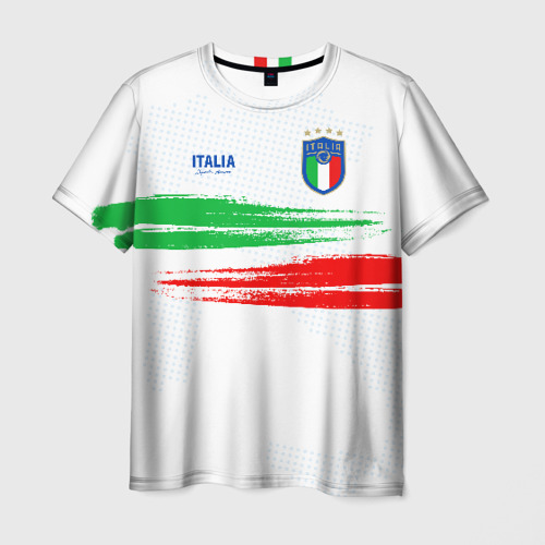 Мужская футболка с принтом Сборная Италии, вид спереди №1