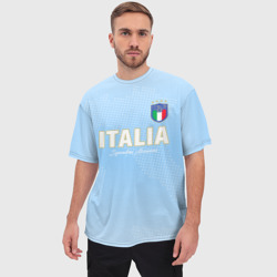 Мужская футболка oversize 3D Сборная Италии - фото 2