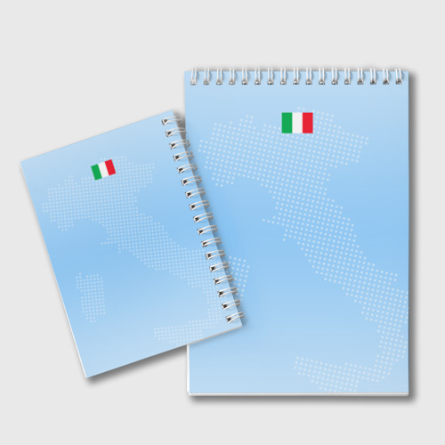 Блокнот Сборная Италии, цвет точка - фото 2