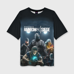 Женская футболка oversize 3D Tom Clancy’s Rainbow Six Siege