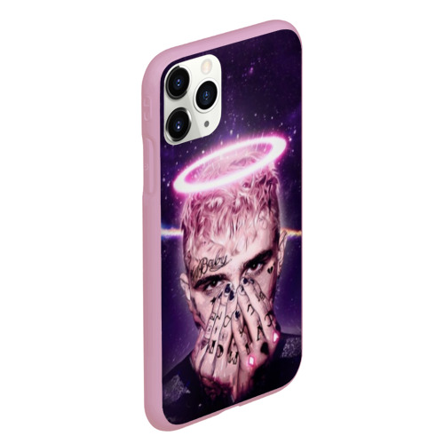 Чехол для iPhone 11 Pro Max матовый Lil Peep, цвет розовый - фото 3