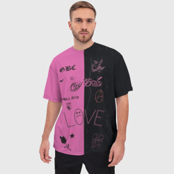 Мужская футболка oversize 3D Lil Peep - фото 2