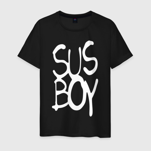 Мужская футболка хлопок Sus Boy, цвет черный