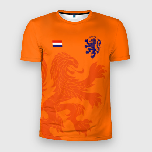 Мужская футболка 3D Slim Сборная Голландии, цвет 3D печать