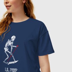 Женская футболка хлопок Oversize Lil Peep - фото 2