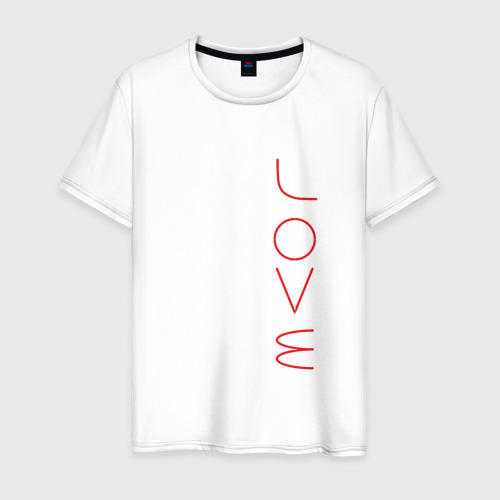 Мужская футболка из хлопка с принтом All You Need Is Love - функции и формулы, вид спереди №1
