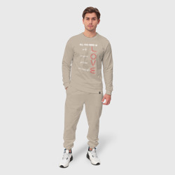 Мужской костюм хлопок All You Need Is Love - функции и формулы - фото 2