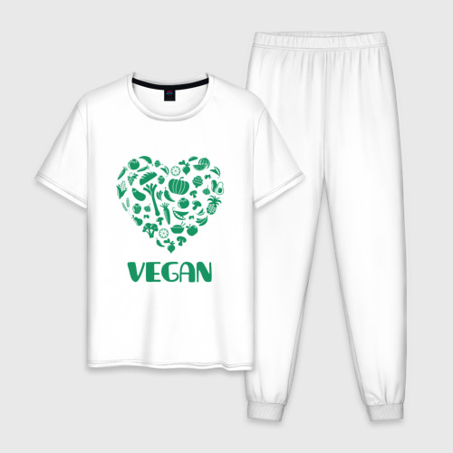 Мужская пижама хлопок Vegan