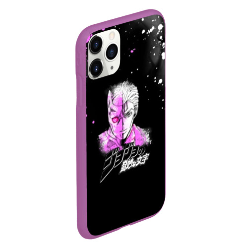 Чехол для iPhone 11 Pro матовый JoJo, цвет фиолетовый - фото 3